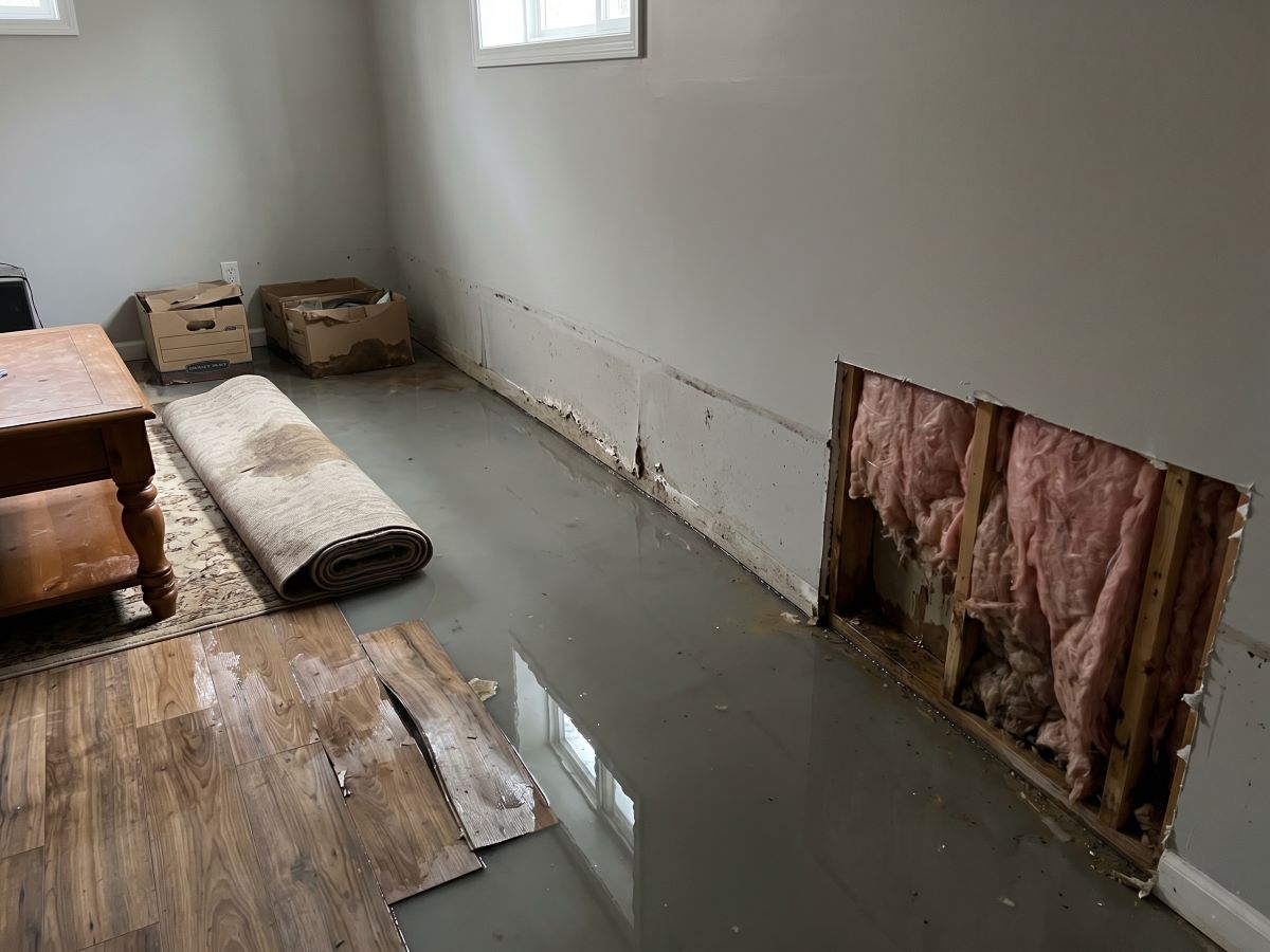 Storm and water damage